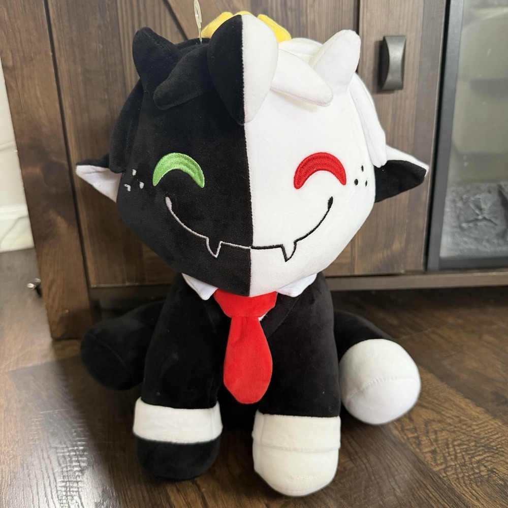 Youtooz Ranboo Sit Plush 12"  Dream SMP Series Toy Stuffed Animal Black White
